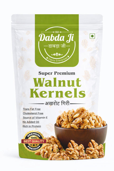 Walnut Kernels | 200g. | Dabda Ji | Nutritional & Super Premium Walnut Kernels (Akhrot Giri)